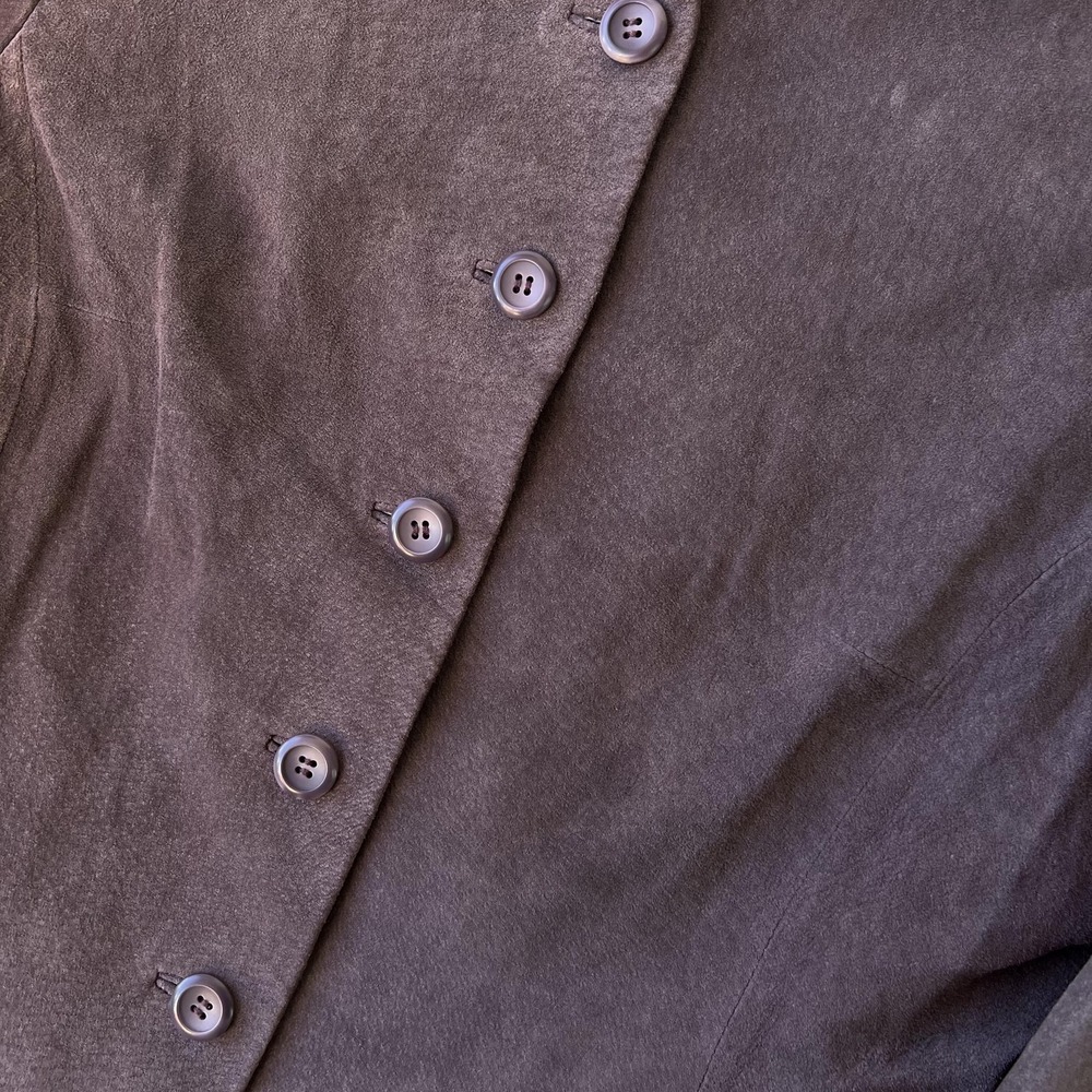 Pendleton Jacket Womens Petite Medium Purple Sued… - image 2